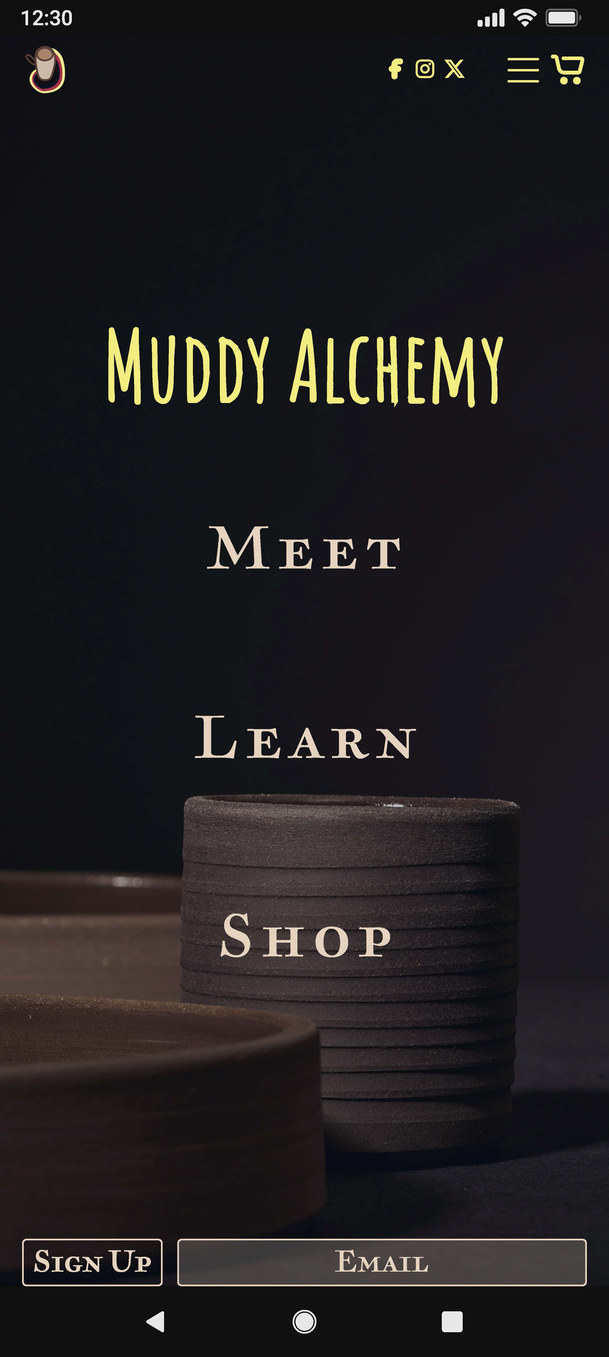 muddy alchemy homepage